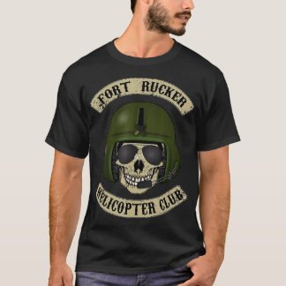 Fort Rucker Helicopter Klubb T 347 T Shirt