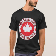 Fort Saint James, Kanada Stad T-Shirt | Resa & H