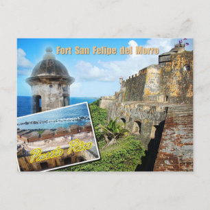 Fort San Felipe del Morro, Puerto Rico Vykort