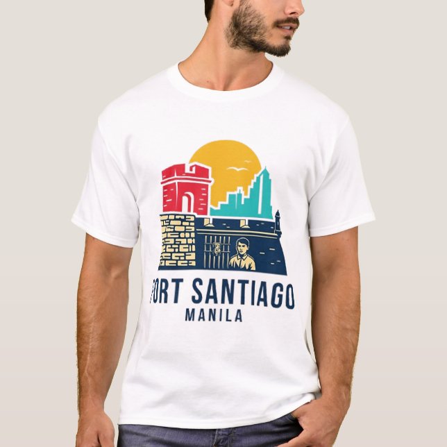 FORT SANTIAGO MANILA T SHIRT (Framsida)