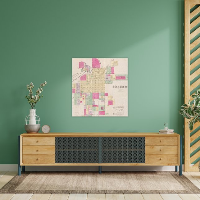 Fort Scott, Bourbon County, Kansas Canvastryck (Skapare uppladdad)