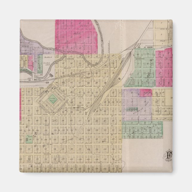 Fort Scott, Bourbon County, Kansas Magnet (Framsidan)