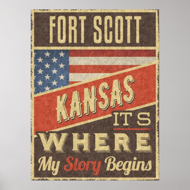 Fort Scott Kansas Poster (Framsidan)