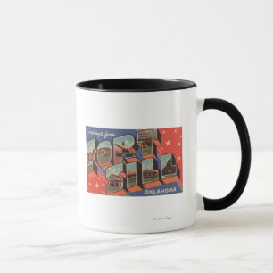 Fort Sill Oklahoma - stora brevplatser Mugg