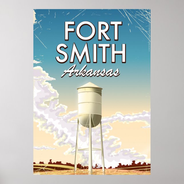 Fort Smith Arkansas reseaffisch Poster (Framsidan)