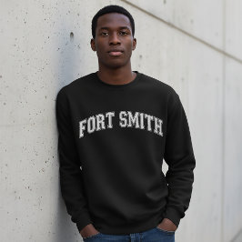 FORT SMITH Universitetstilvant Tröja College Lång Ärmad Tröja
