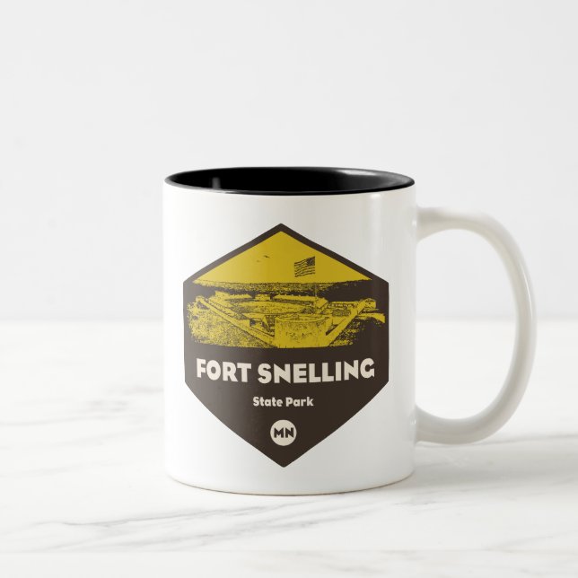 Fort Snelling State Park Minnesota Två-Tonad Mugg (Höger)