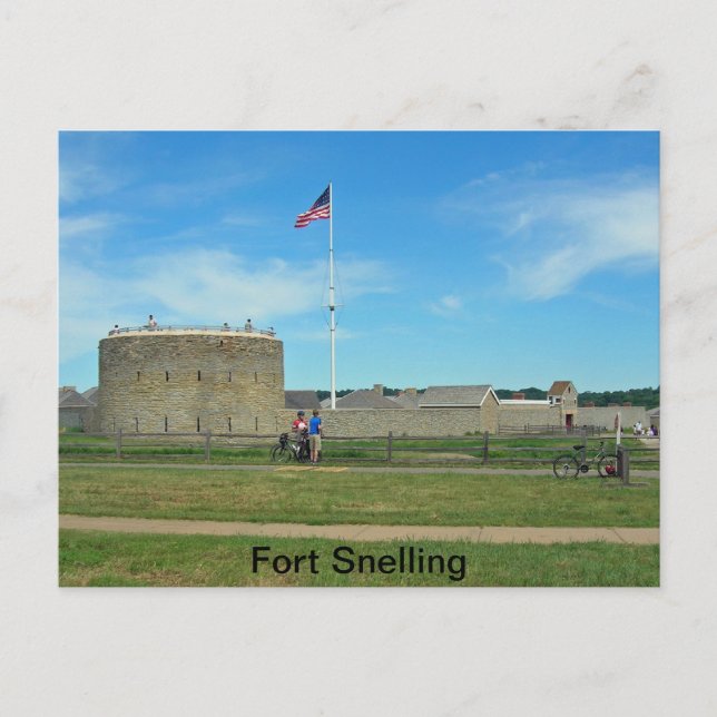 Fort Snelling Vykort (Framsida)