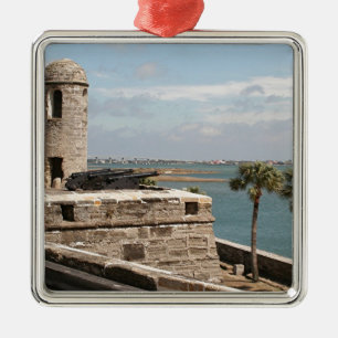 Fort St Augustine, Florida, USA Julgransprydnad Metall