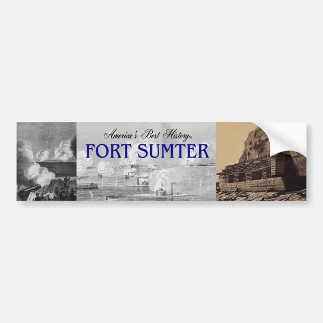 Fort Sumter Bildekal (Framsidan)