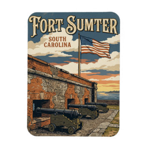 Fort Sumter nationalmonument USA Magnet