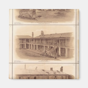 Fort Sumter och mögel Magnet