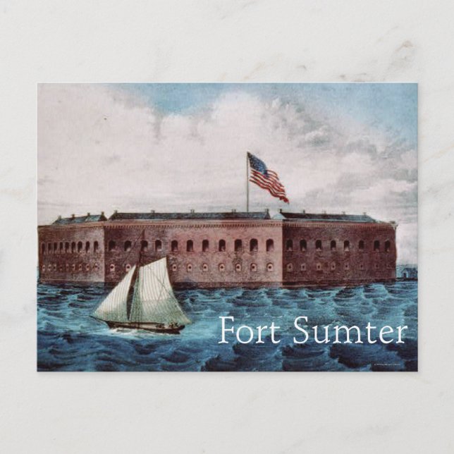 Fort Sumter Vykort (Framsida)
