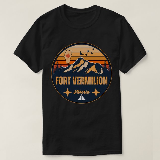 Fort Vermilion, Alberta T Shirt (Design framsida)