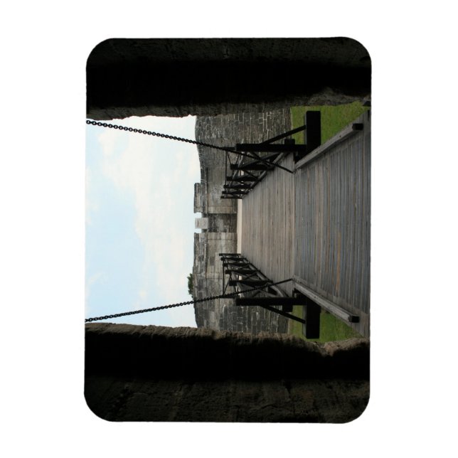 Fort vid st augustine tittar från slott magnet (Vertikal)