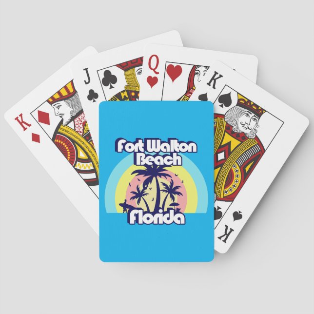 Fort Walton Beach Florida Casinokort (Baksidan)