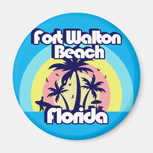 Fort Walton Beach Florida Magnet (Framsidan)