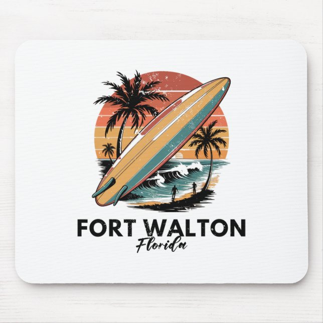 Fort Walton Beach Florida Surfbräda Strand  Musmatta (Framsidan)
