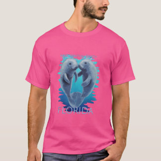 Fort Walton Beach Florida Vacation Cute Manatees S T Shirt