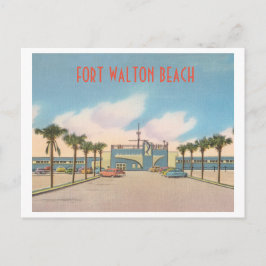 Fort Walton Beach Florida vintage Vykort