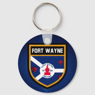 Fort Wayne Flagga Nyckelring