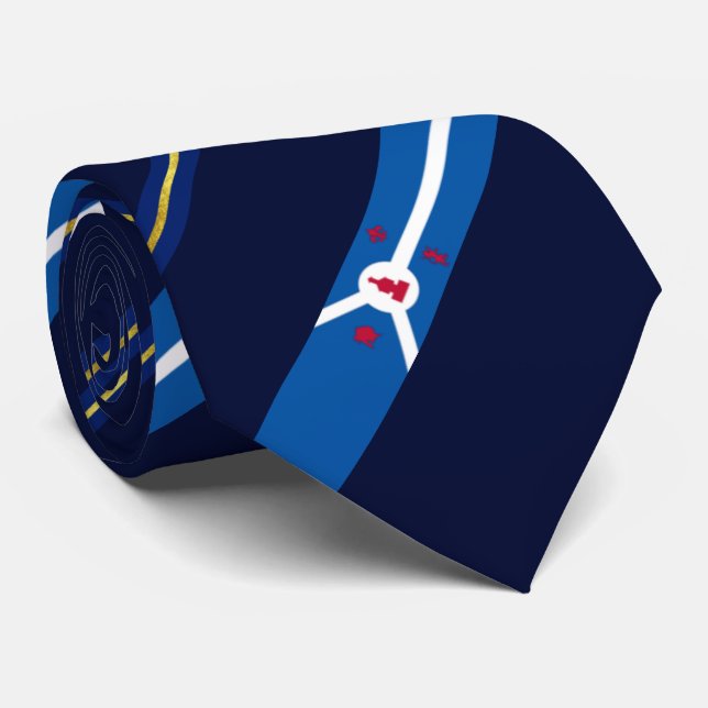 Fort Wayne (Indiana) city flagga Neck Tie Slips (Rullad)