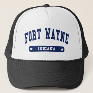 Fort Wayne Indiana College Stil T tröjor Truckerkeps