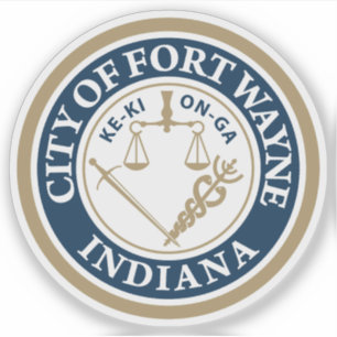 Fort Wayne, Indiana Klistermärken