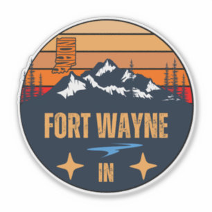 Fort Wayne, Indiana Klistermärken