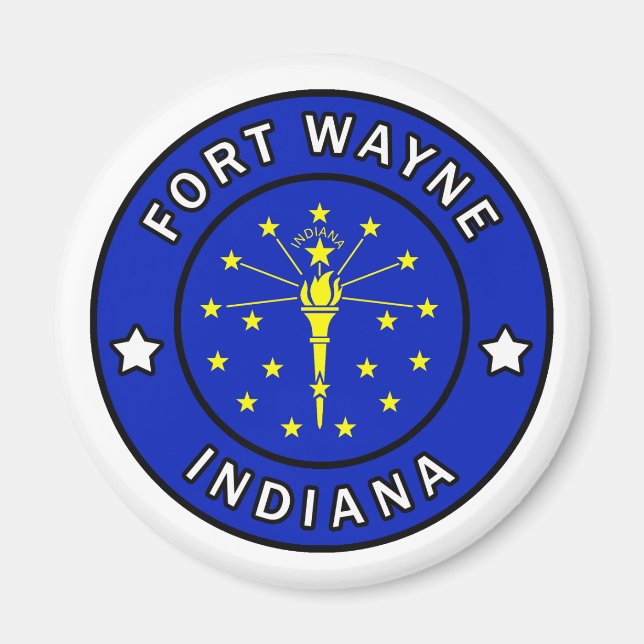 Fort Wayne Indiana Magnet (Framsidan)