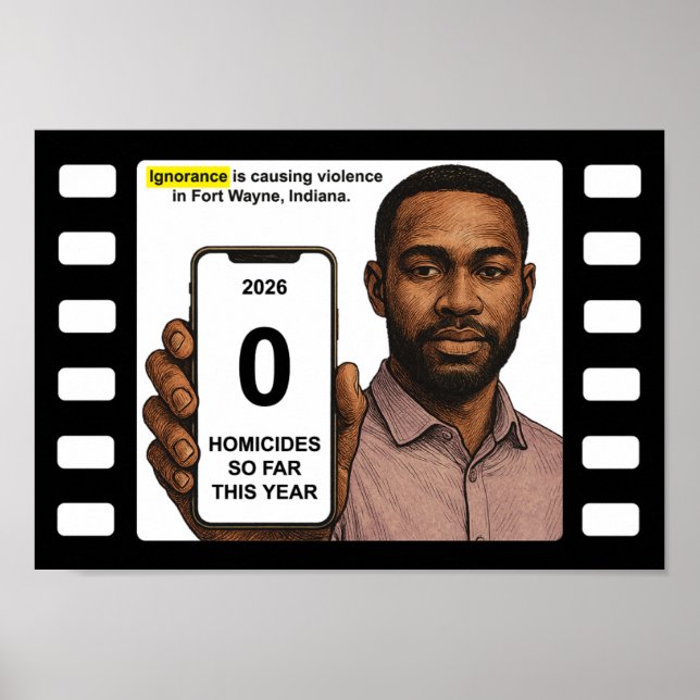 Fort Wayne, Indiana Poster (Framsidan)