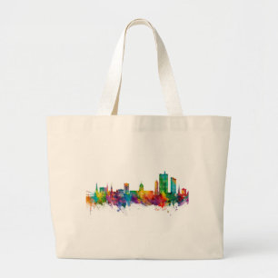 Fort Wayne Indiana Skyline Jumbo Tygkasse