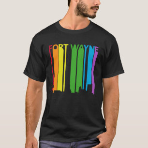 Fort Wayne Skyline LGBT Pride T Shirt
