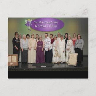 Fort Wayne Teti Sheri Postcard Vykort