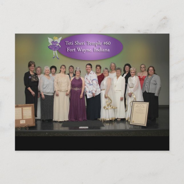 Fort Wayne Teti Sheri Postcard Vykort (Framsida)