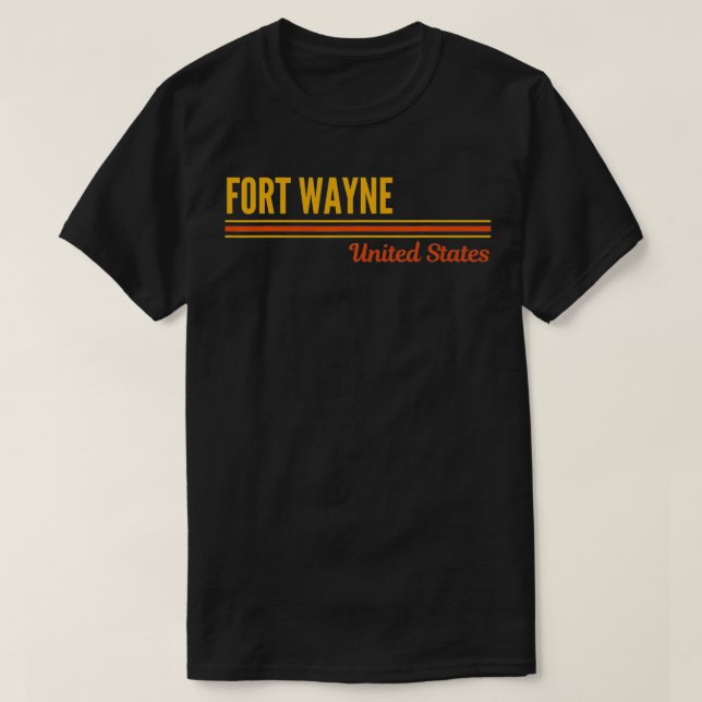 Fort Wayne United Stater T Shirt (Design framsida)