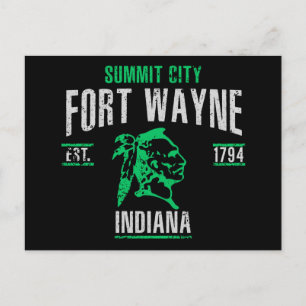 Fort Wayne Vykort