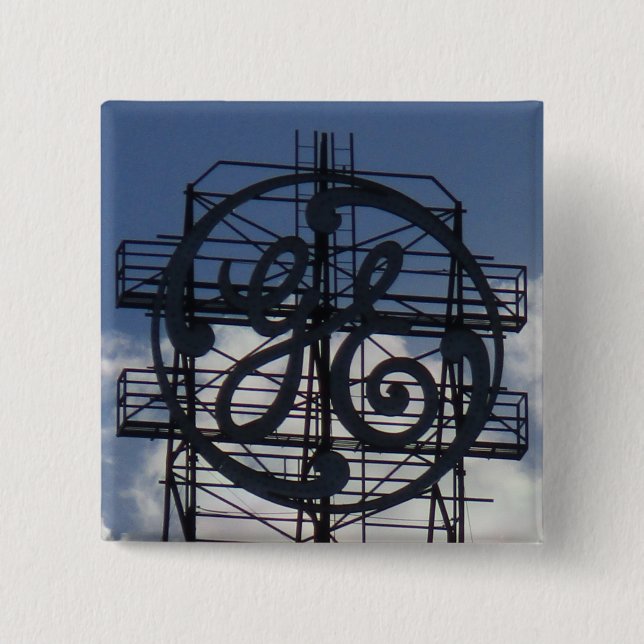 Fort Wayne's Iconic GE Sign Button Knapp (Framsida)