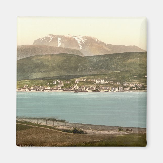 Fort William och Ben Nevis, Inverness, Skottland Magnet (Framsidan)