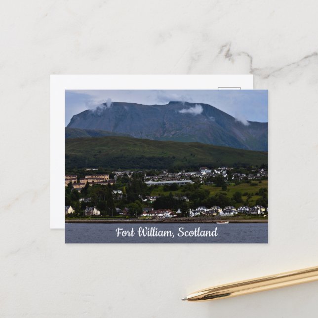 Fort William, Skottland vykort (Fram/Back In Situ)