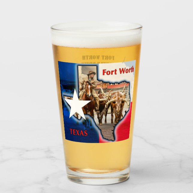 Fort Worth Cattle Drive, Glass Glaskopp (Framsida fylld)