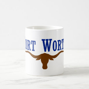 Fort Worth flagga Kaffemugg
