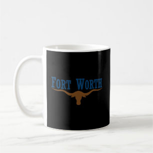 Fort Worth Fort Worth City Flagga Kaffemugg