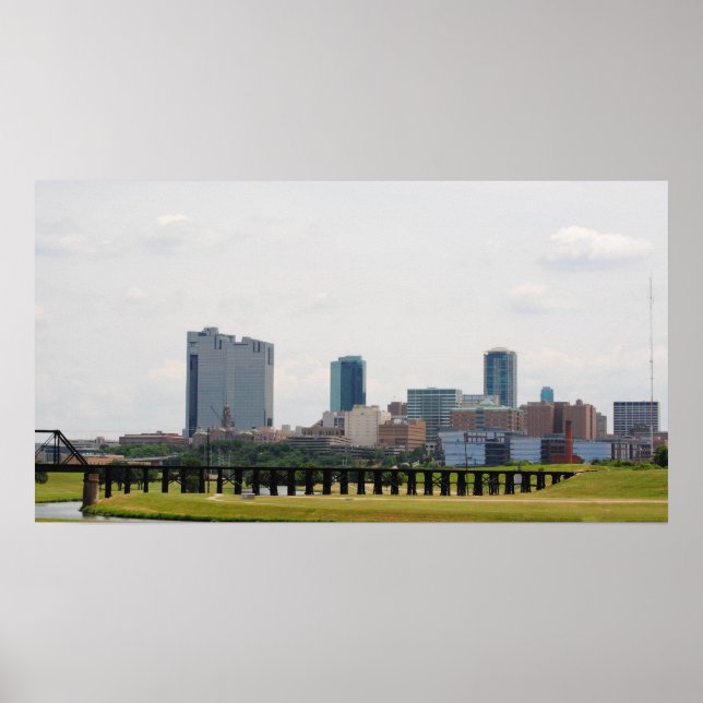 Fort Worth skyline Poster (Framsidan)