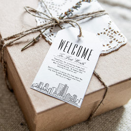 Fort Worth Skyline | Välkomsthälsning Presentkort Presentetikett