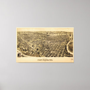 Fort Worth, Texas (1891) Canvastryck