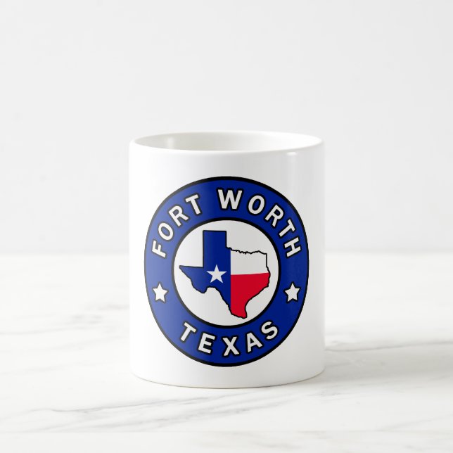 Fort Worth Texas Kaffemugg (Center)
