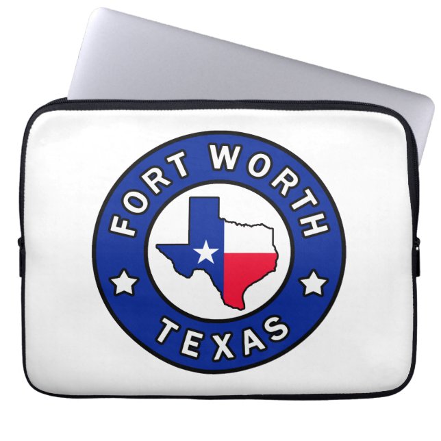 Fort Worth Texas Laptop Fodral (Framsidan)