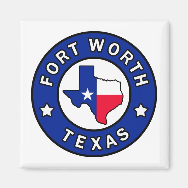 Fort Worth Texas Magnet (Framsidan)