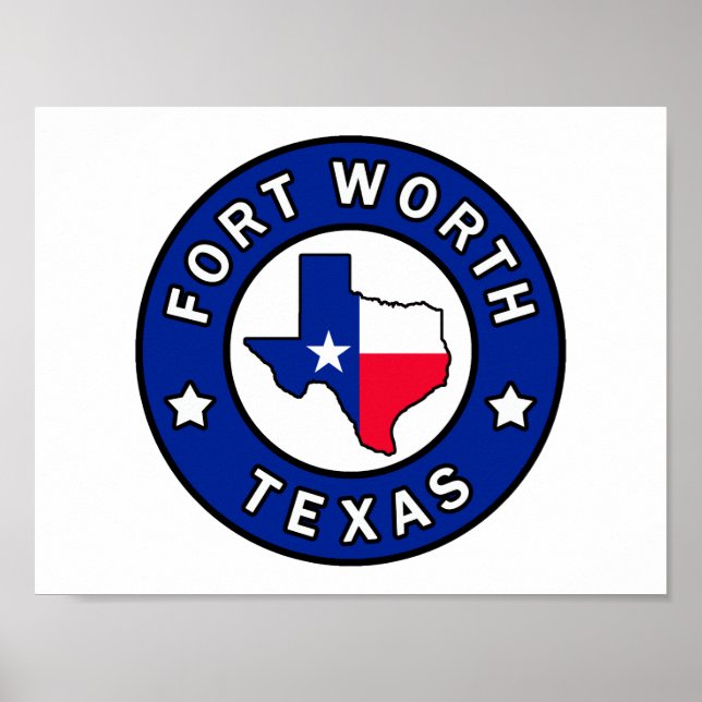 Fort Worth Texas Poster (Framsidan)